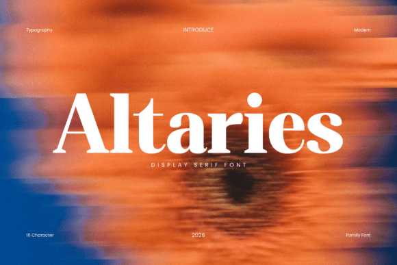 Altaries: The Elegant Serif for Modern Design