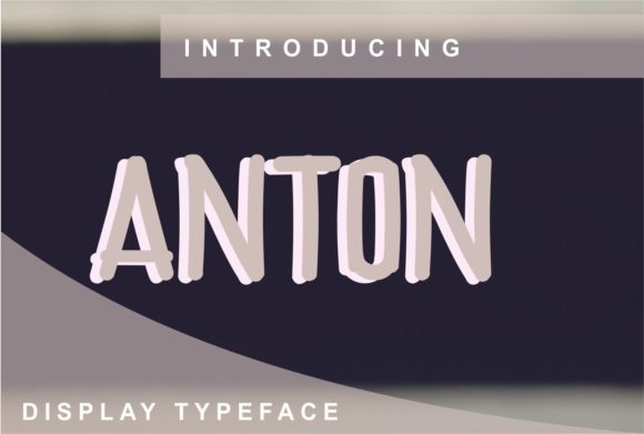 Anton: The Clean and Adaptable Display Font for Modern Design