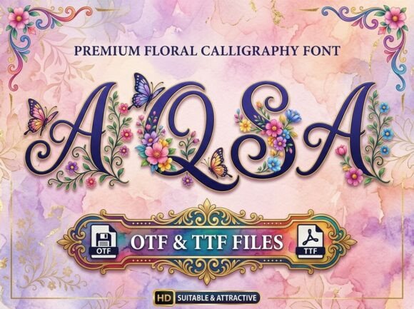 Aqsa: Elevate Your Designs with Botanical Elegance