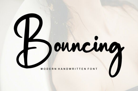 Bouncing: The Handwritten Font for Elegant Design