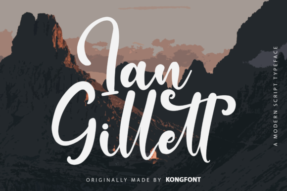 Discover the Ian Gillett Script Font for Modern Design
