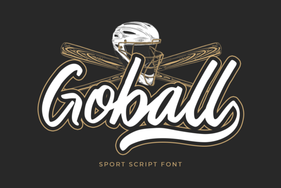 Goball: The Dynamic Sport Script Font for Bold Designs