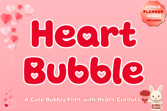 Heart Bubble Typography: Making Your Designs Pop