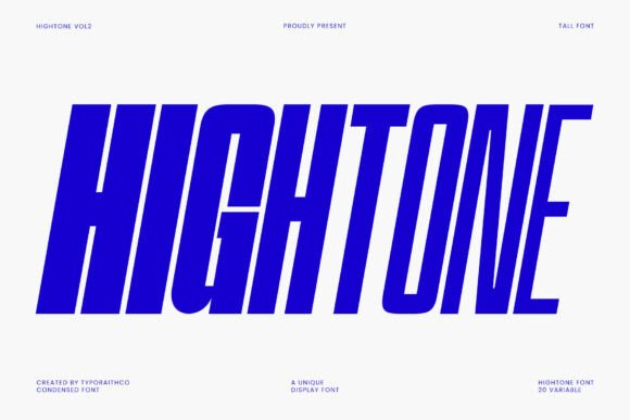 Hightone Family: Elevating Modern Design with Impact