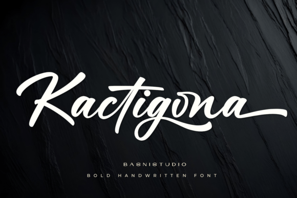Kactigona: Unleash Bold, Handwritten Energy in Your Designs