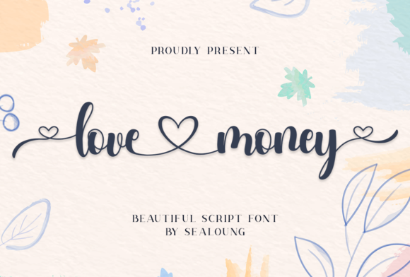 Love Money: A Script Font for Elegant, Romantic Design