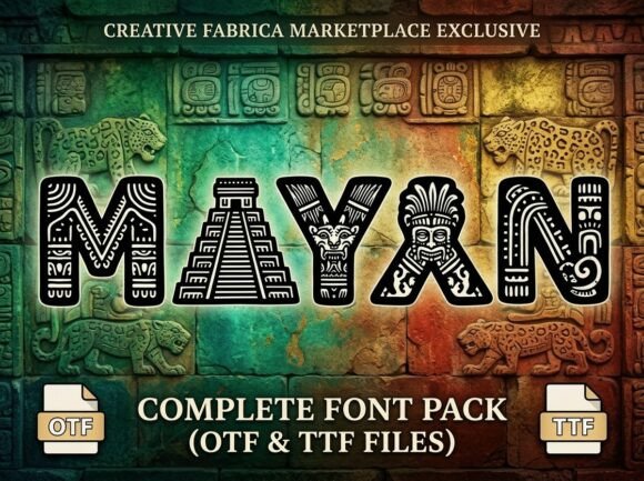 Mayan Font: A Bold Statement for Modern Design