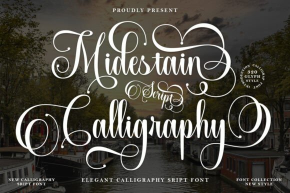 Midestain Calligraphy: Elevate Your Visual Design