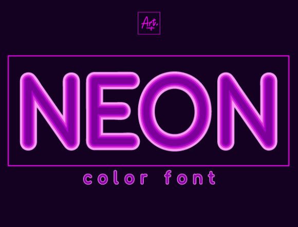 Neon Typography: A Vibrant Design Asset