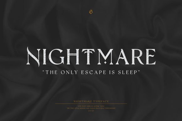 Nightmare Gothic: A Modern Blackletter Font