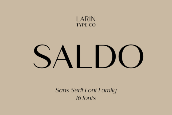 Saldo: The Modern Sans-Serif for Professional Clarity