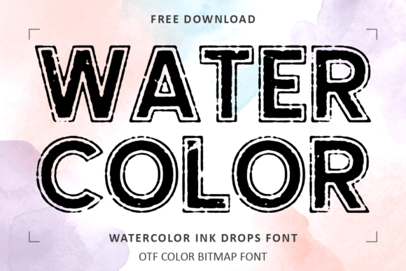 Watercolor Ink Drops: A Bold Visual Element