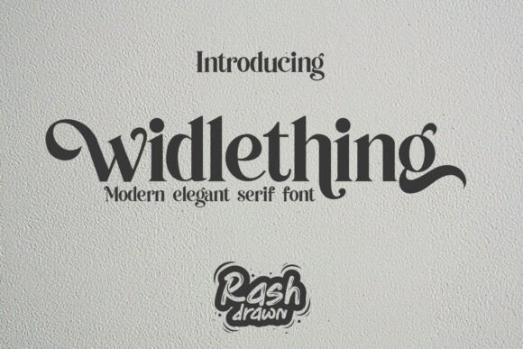 Widlething: The Serif Font That Elevates High-End Design