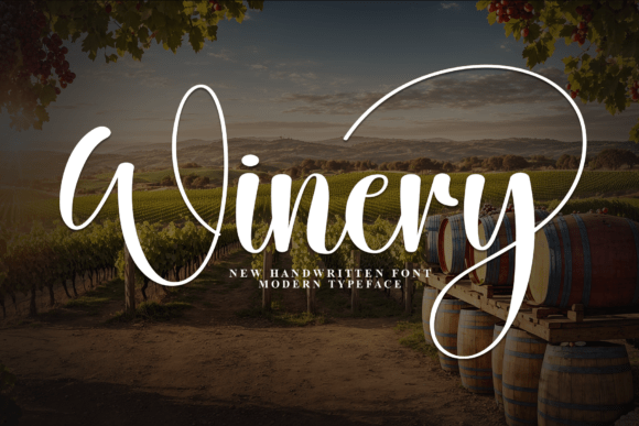 Winery: An Organic Typeface for Elegant Branding