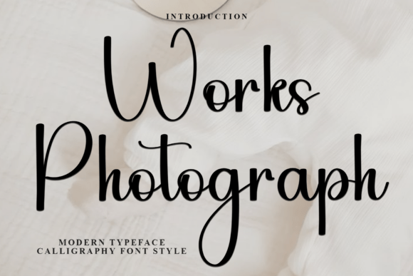 Works Photograph: Elevating Modern Design with Distinctive Typography